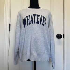 Pink Rose Whatever Sweater - Size Large